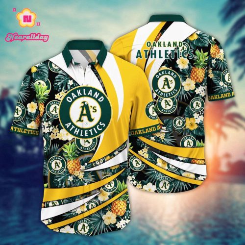 MLB Oakland Athletics Hawaiian Shirt: Bloom in Glory for Fans