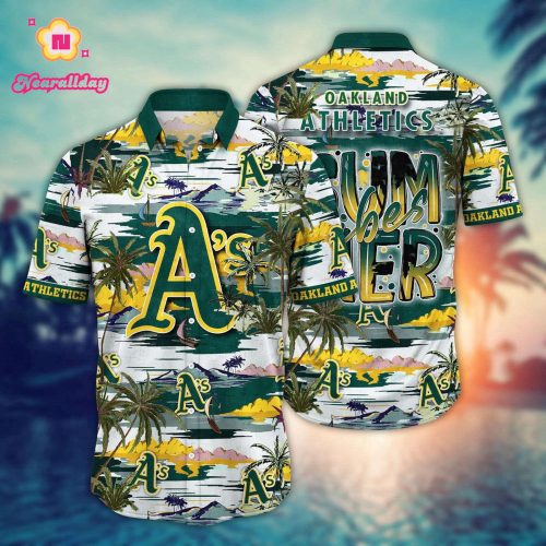 Oakland Athletics Hawaiian Shirt - Floral Grand Slam for Fans