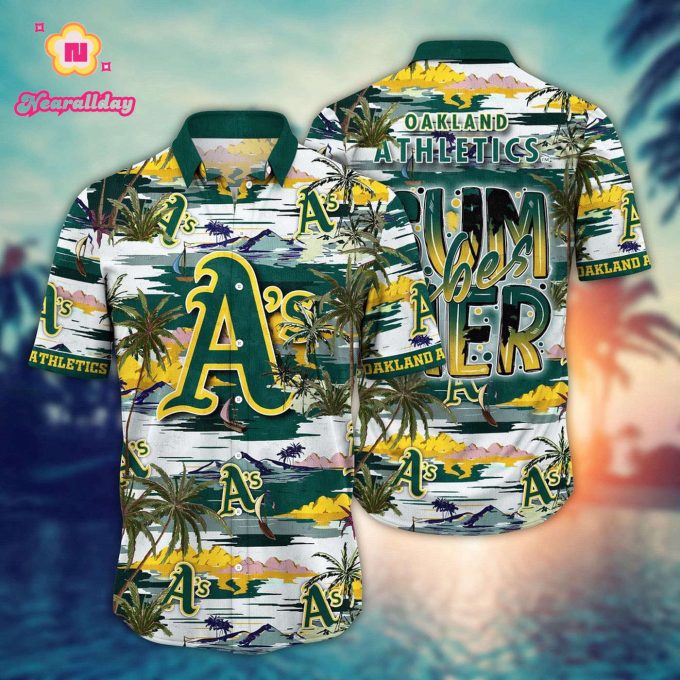 Oakland Athletics Hawaiian Shirt – Floral Grand Slam for Fans