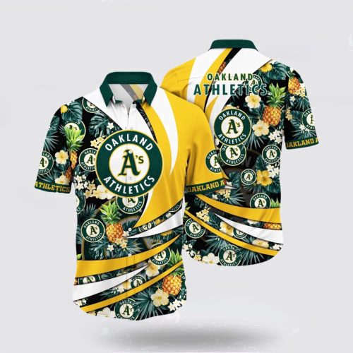 MLB Oakland Athletics Hawaiian Shirt: Ride the Fashion Wave for Fans!