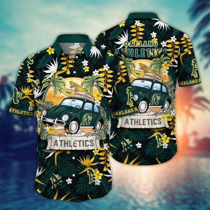 MLB Oakland Athletics Hawaiian Shirt – Perfect for Summer Sports Fans