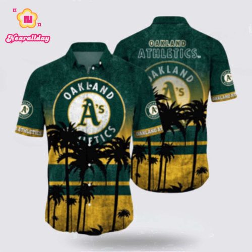 MLB Oakland Athletics Hawaiian Shirt: Upgrade Your Fan Wardrobe with Tropical Elegance