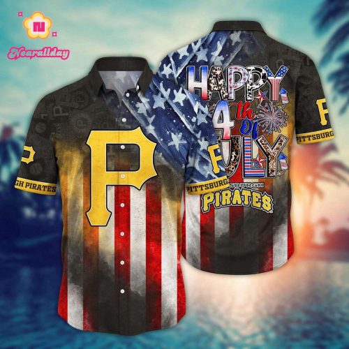Pittsburgh Pirates MLB Independence Day Hawaiian Shirt for Cool Fans