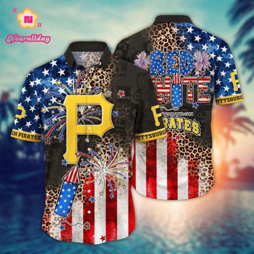 MLB Pittsburgh Pirates Independence Day Hawaii Shirt: Vibrant Aloha for Cool Fans