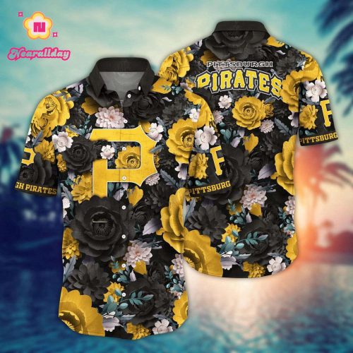 MLB Pittsburgh Pirates Hawaiian Shirt - Home Run Style for Sport Fans