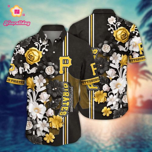 Pittsburgh Pirates MLB Hawaiian Shirt - Luau League Fan Apparel