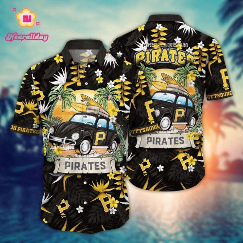MLB Pittsburgh Pirates Hawaiian Shirt - Perfect Summer Gear for Sports Fans
