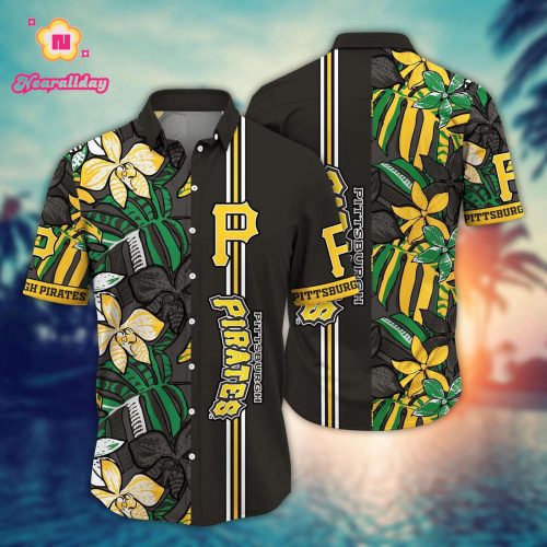 MLB Pittsburgh Pirates Hawaiian Shirt: Summer Swirl Fan Gift