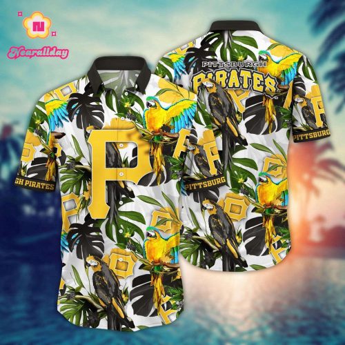 MLB Pittsburgh Pirates Hawaiian Shirt: Victory In Bloom Fan Gift