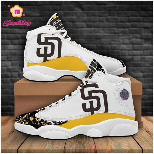 MLB San Diego Padres Air Jordan 13 Shoes V8- Unisex Shoes Gift