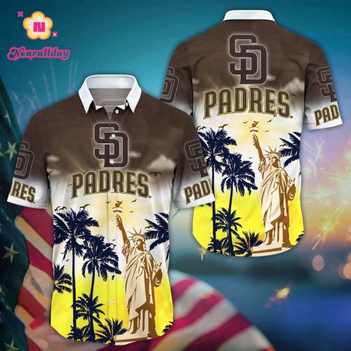 MLB San Diego Padres Hawaii Shirt: Sunrise to Sunset for Cool Fans