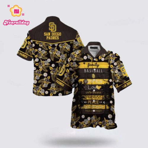 MLB San Diego Padres Hawaiian Shirt: Escape to Paradise for Fans