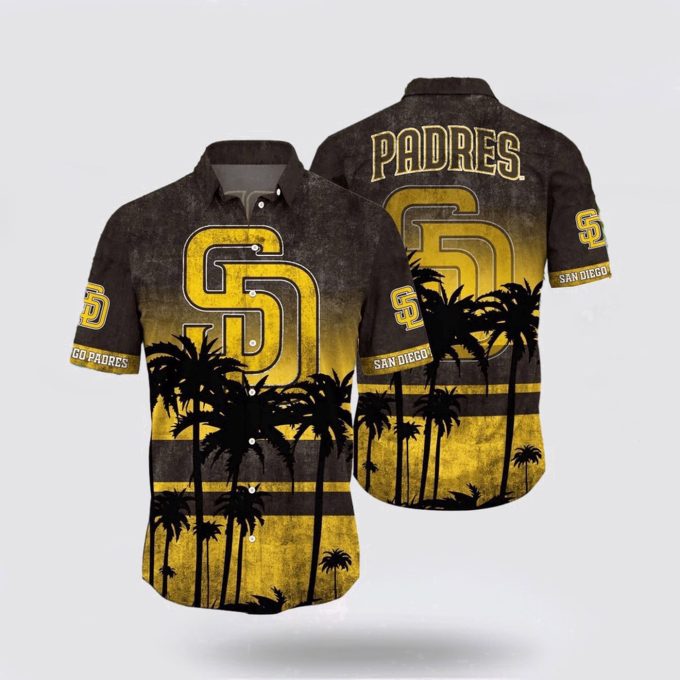 MLB San Diego Padres Hawaiian Shirt – Coastal Collection for Fans