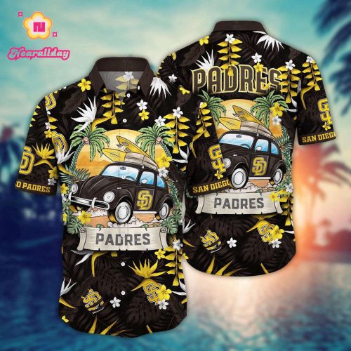 MLB San Diego Padres Hawaiian Shirt - Perfect for Sports Fans in Summer Heatwave