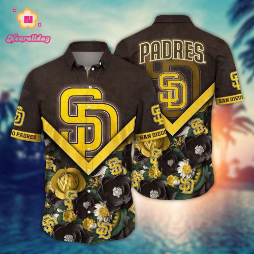 MLB San Diego Padres Hawaiian Shirt - Summer Swing for Sport Fan
