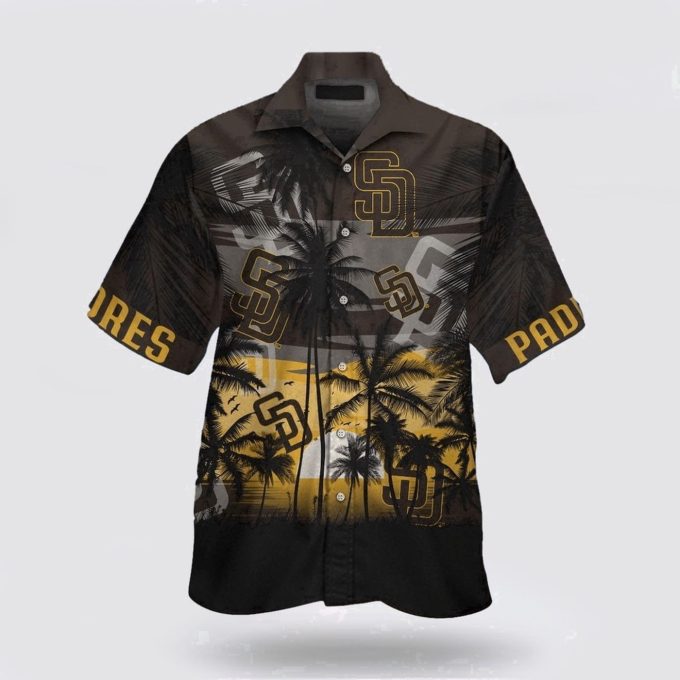 MLB San Diego Padres Hawaiian Shirt: Sun Sea Style – Summer Look for Fans