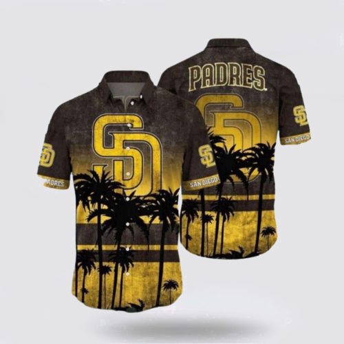 MLB San Diego Padres Hawaiian Shirt – Surf in Style with Super Cool Fan Gear!
