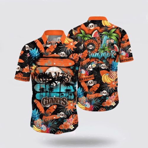 MLB San Francisco Giants Hawaiian Shirt: Dive into Ocean Vibes for Fans
