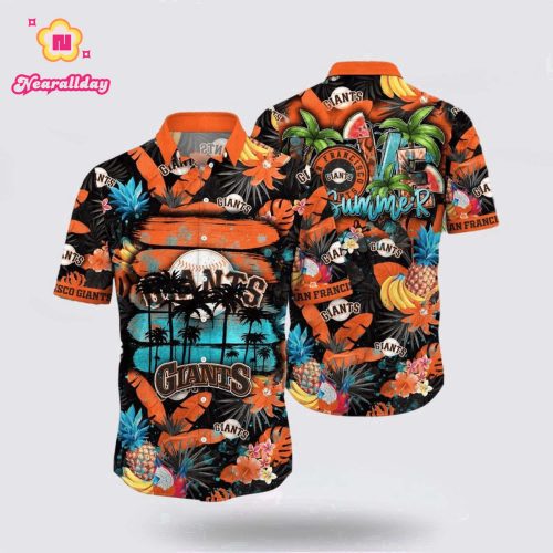 MLB San Francisco Giants Hawaiian Shirt: Dive into Ocean Vibes for Fans
