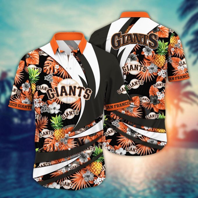 San Francisco Giants MLB Hawaiian Shirt: Flower Bloom For Fans