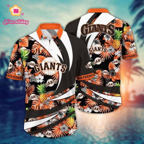 San Francisco Giants MLB Hawaiian Shirt: Flower Bloom For Fans