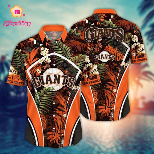 MLB San Francisco Giants Hawaiian Shirt - Fan Favorite Flower Strike Design!