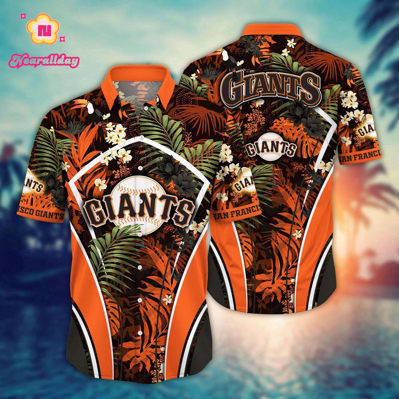 MLB San Francisco Giants Hawaiian Shirt – Fan Favorite Flower Strike Design! MLB San Francisco Giants Hawaiian Shirt – Fan Favorite Flower Strike Design!