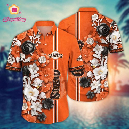 MLB San Francisco Giants Hawaiian Shirt: Luau Style for Sport Fans!