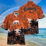MLB San Francisco Giants Hawaiian Shirt with Palm Tree Pattern – Perfect for Sports Fans