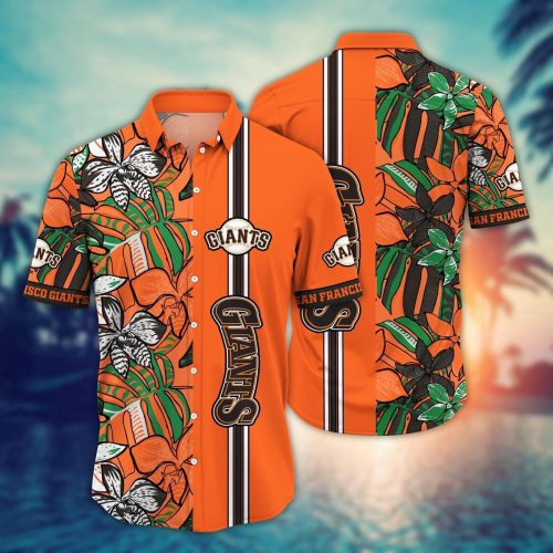 MLB San Francisco Giants Hawaiian Shirt: Summer Swirl Fan Gift