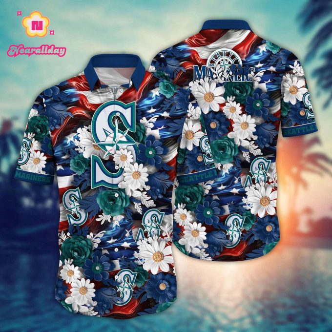 MLB Seattle Mariners Hawaii Shirt: Independence Day Exclusive for Fans