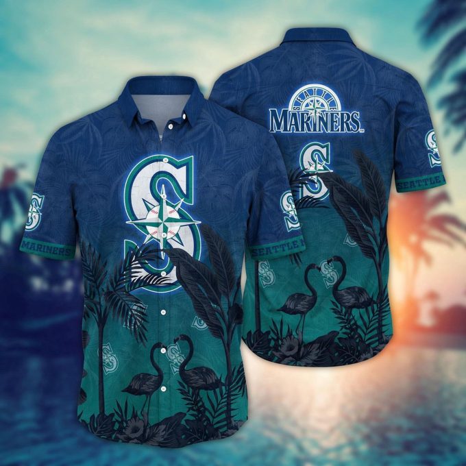 MLB Seattle Mariners Hawaiian Shirt: Chase the Sunset Fan Gift