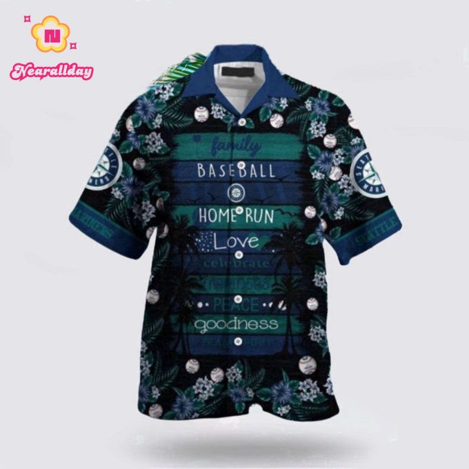 MLB Seattle Mariners Hawaiian Shirt: Embrace Summer Style for Fans