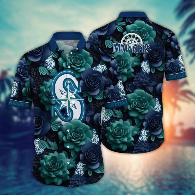 Official MLB Seattle Mariners Hawaiian Shirt – Aloha Style for Fans
