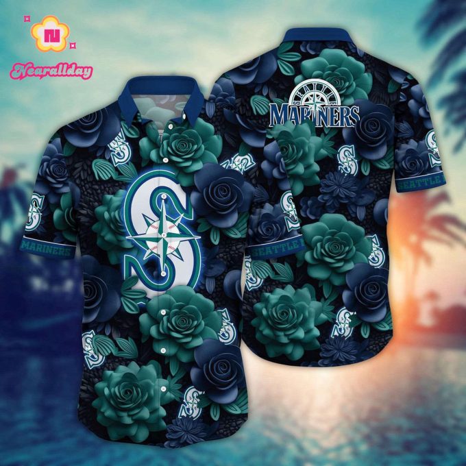 Official MLB Seattle Mariners Hawaiian Shirt – Aloha Style for Fans