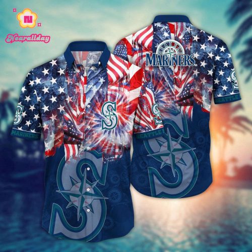 MLB Seattle Mariners Hawaiian Shirt - Game Day Aloha Style for Fans