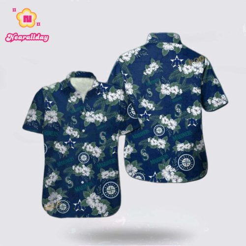 MLB Seattle Mariners Hawaiian Shirt: Dive into Tropical Fan Style!