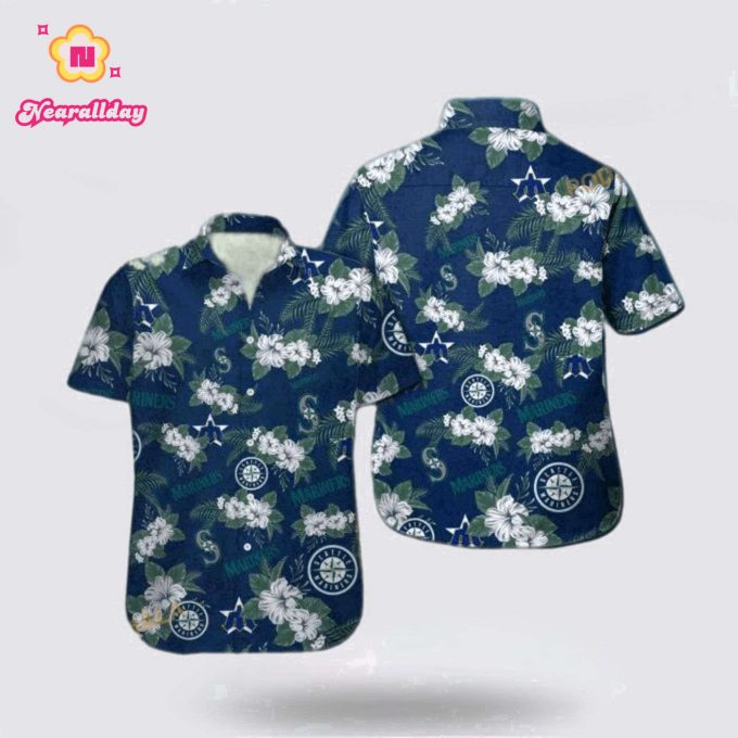 MLB Seattle Mariners Hawaiian Shirt: Dive into Tropical Fan Style!