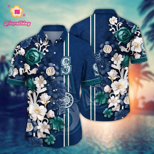 MLB Seattle Mariners Hawaiian Shirt - Luau League Looks for Die-Hard Fans