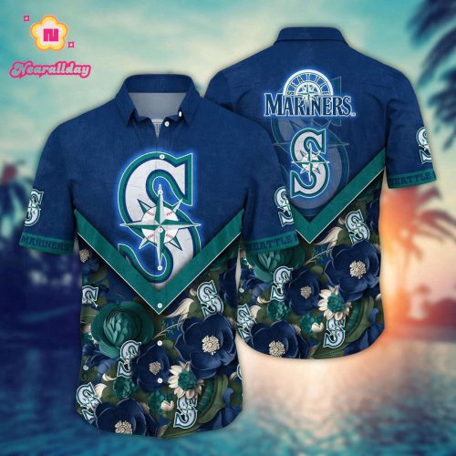 MLB Seattle Mariners Hawaiian Shirt: Summer Swing for Sport Fans