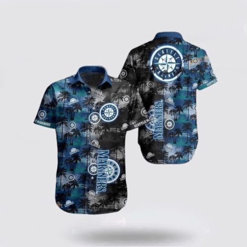 MLB Seattle Mariners Hawaiian Shirt: Surf in Style with Beach Outfits for Fans