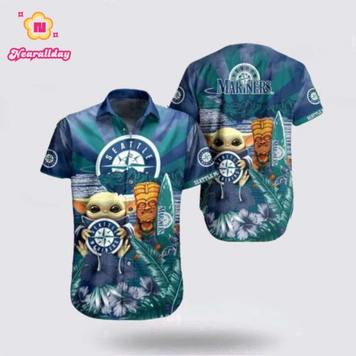 MLB Seattle Mariners Hawaiian Shirt: Stylish Coastal Outfits for Fans