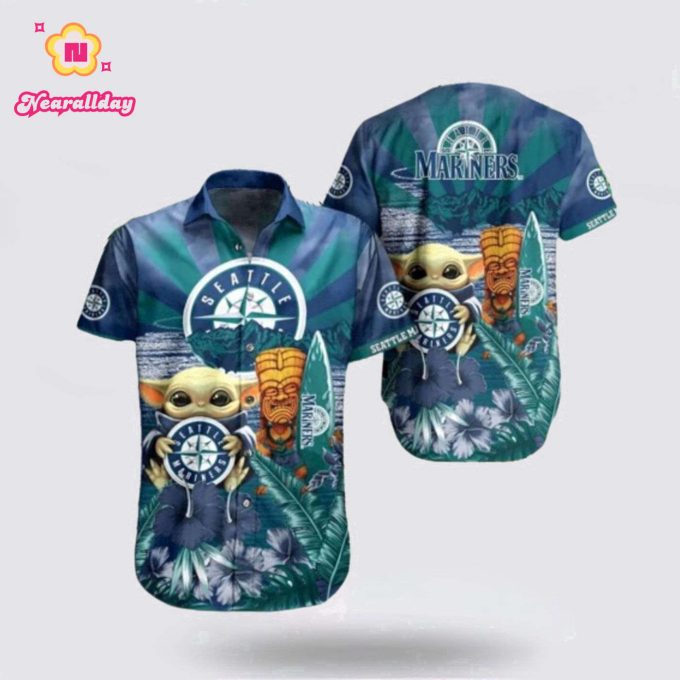 MLB Seattle Mariners Hawaiian Shirt: Stylish Coastal Outfits for Fans