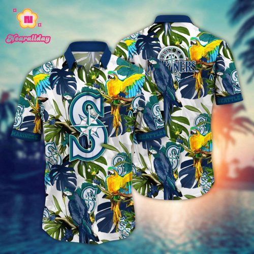 MLB Seattle Mariners Hawaiian Shirt - Victory In Bloom Gift For Fans