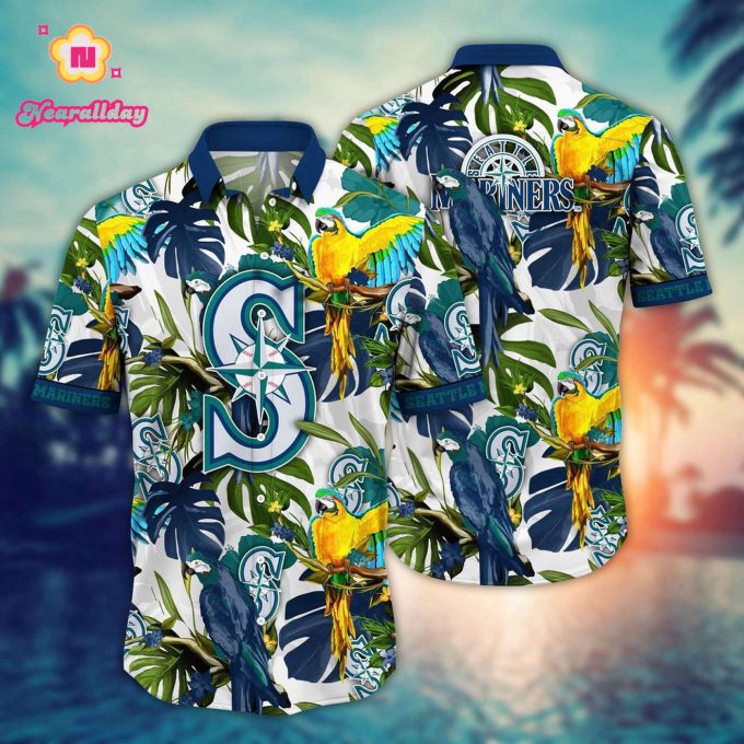 MLB Seattle Mariners Hawaiian Shirt – Victory In Bloom Gift For Fans