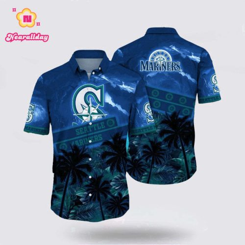 MLB Seattle Mariners Hawaiian Shirt: Tropical Summer Fashion for Fans