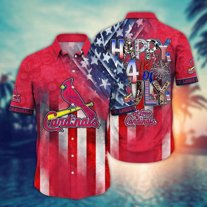 MLB St Louis Cardinals Independence Day Hawaiian Shirt for Cool Fans