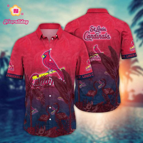 MLB St Louis Cardinals Hawaiian Shirt - Chase the Sunset Fan Gift