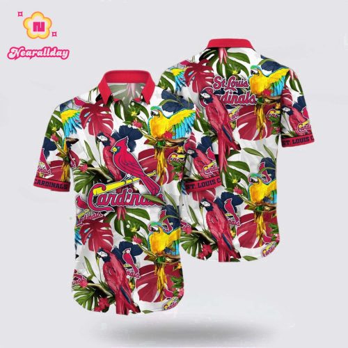 MLB St Louis Cardinals Hawaiian Shirt – Chic Coastal Vibes for Summer Fans