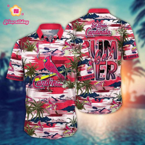 MLB St Louis Cardinals Hawaiian Shirt: Flower Grand Slam for Fans